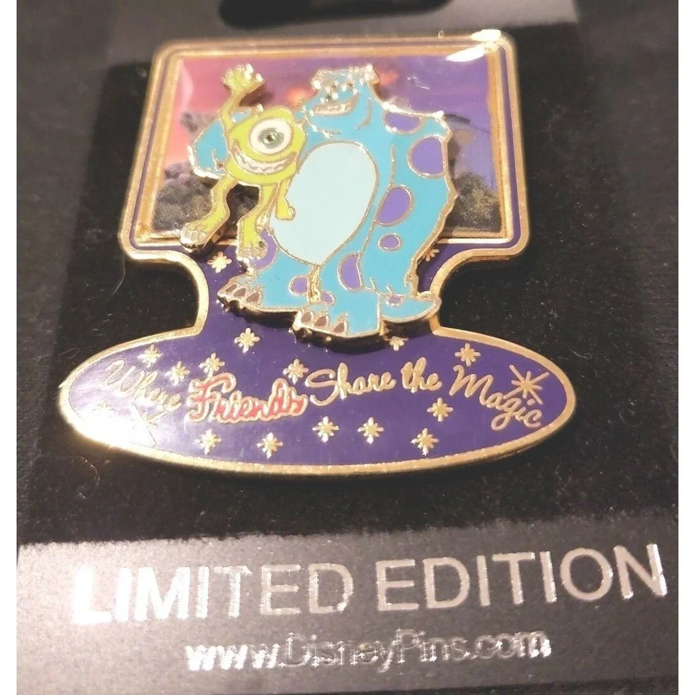 Disney Pin Monsters‎ Inc Mike Sulley DLR Where Friends Share the Magic LE 23612
